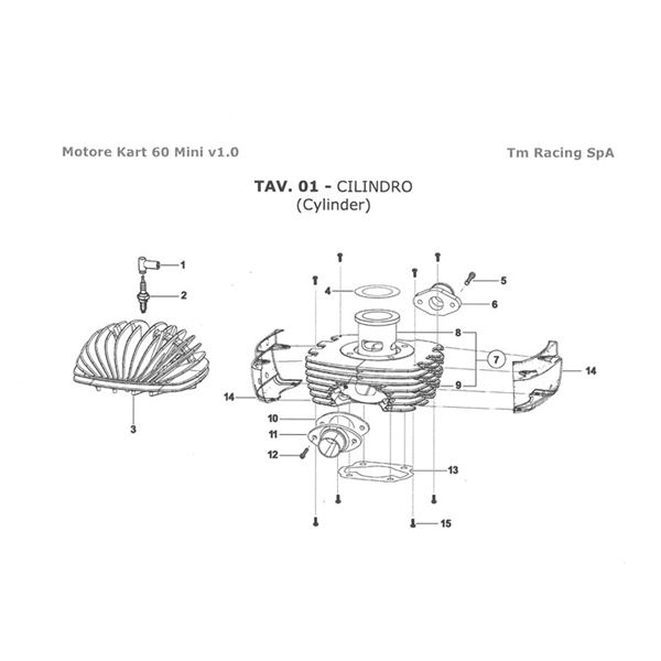 Inlet manifold - TM MINI 3 - BABY