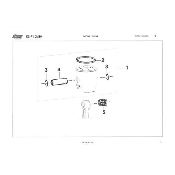 Piston 53,95  TM KZ R.0,8 4215