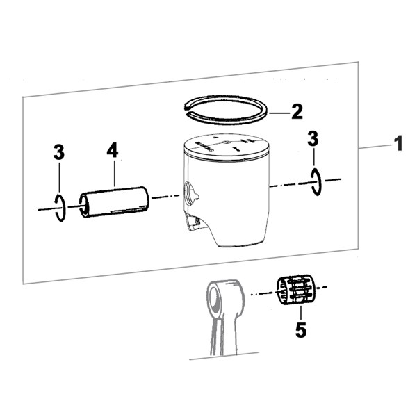 Piston 53,95 (4°)  TM KZ 4093
