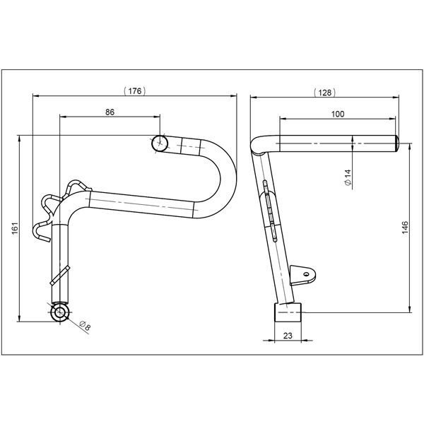 Throttle pedal · special ( +100 mm )