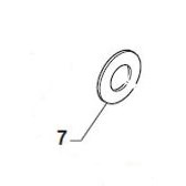 Con rod washer-silver TM MINI