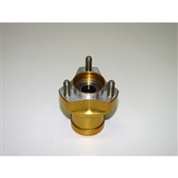Front hub D 17 mm / L-76mm - AL  · OK (with bearings)