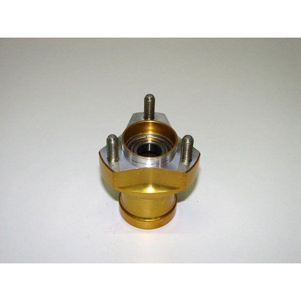 Front hub D 17 mm / L-76mm - AL  · OK (with bearings)
