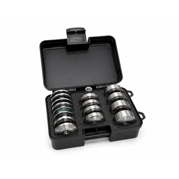 Complete EVO stub axle spacer kit in MS KART case 