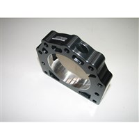Rear axle bearing holder D 50/80 - AL - with threaded holes - L 