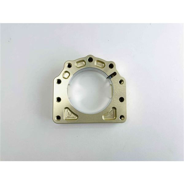 Rear axle bearing holder D 50/80 - AL - with threaded holes - L 