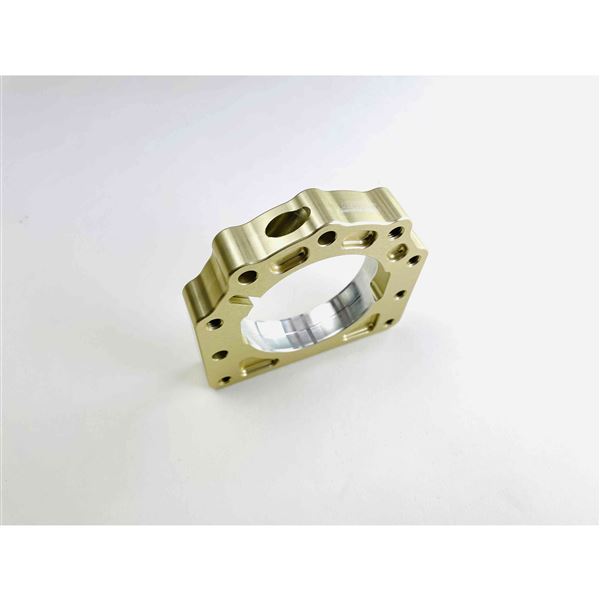 Rear axle bearing holder D 50/80 - AL - with threaded holes - L 