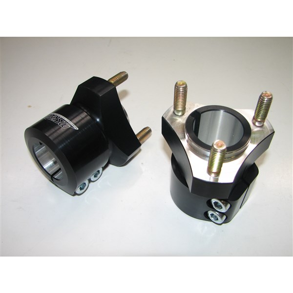 Rear hub D30/L-74 mm - AL - double bolt - PROKART