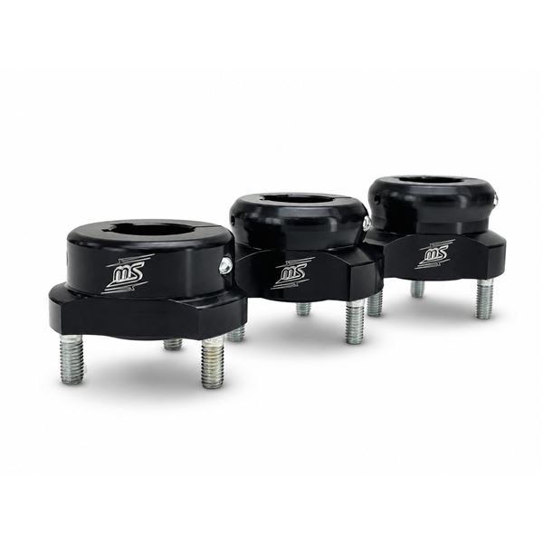 Rear hub D 30 / L-35 mm - AL ELOX