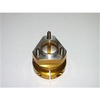 Rear hub D 50/L-78 mm - AL, eloxal coated 