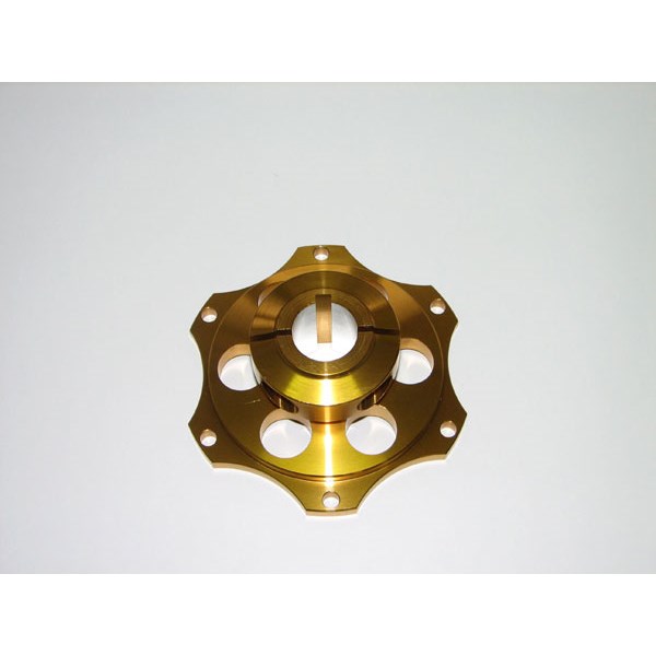 Rear brake disc carrier D 25 - AL, eloxal coated - for sheet disc
