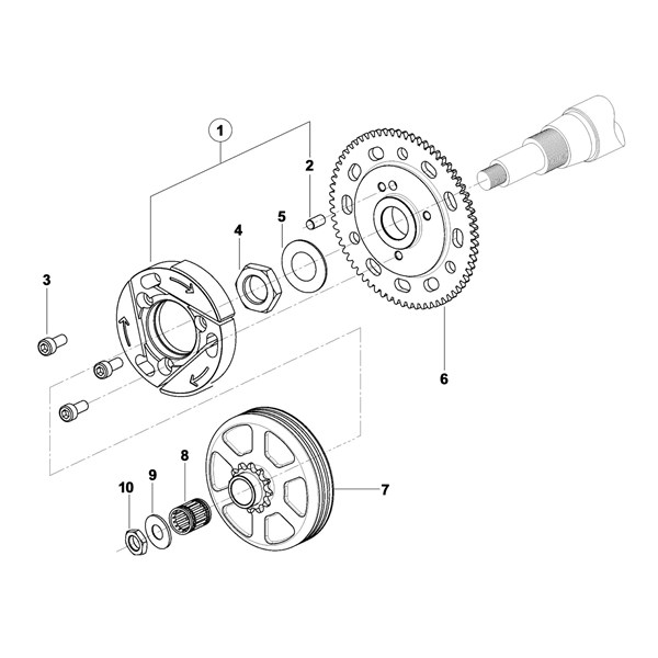 Clutch rotor - TM MINI 60
