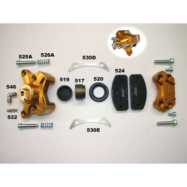 Front brake caliper left - complete · RC 23