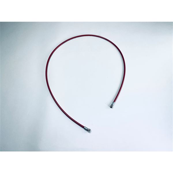 Braided brake hose L-1250 mm (2 x thread 10x1) - RED CONDOR