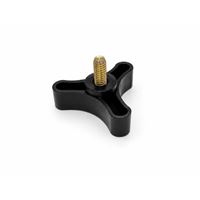 Fuel tank screw with plastic head