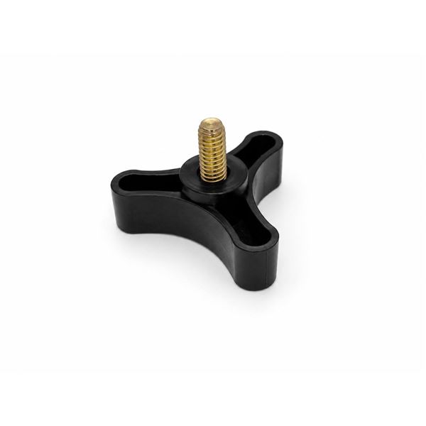 Fuel tank screw with plastic head