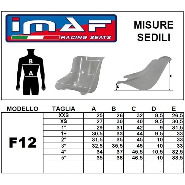 Seat IMAF F12 Silver