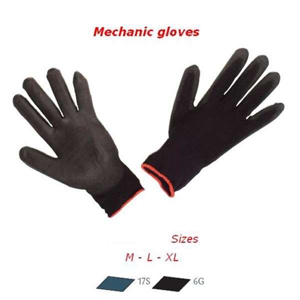 Gloves for mechanics