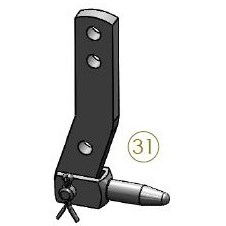 Master cylinder arm - complete