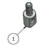 Fix pin of the brake dispatcher