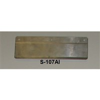AL strip holder of the front spoiler