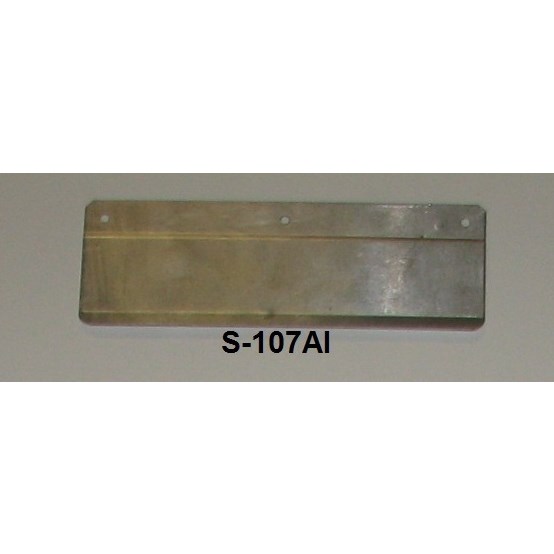 AL strip holder of the front spoiler