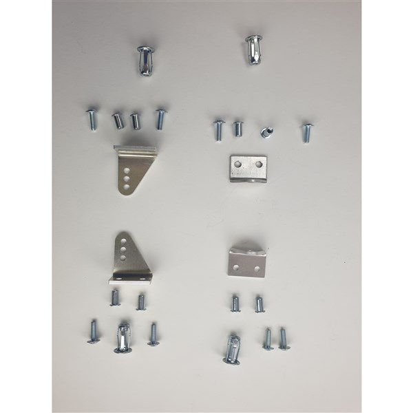 Rear wing holders ALU - set
