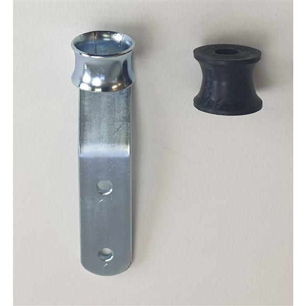 Rear wing holder - lower with rubber block, L-85 - SUPERKART 