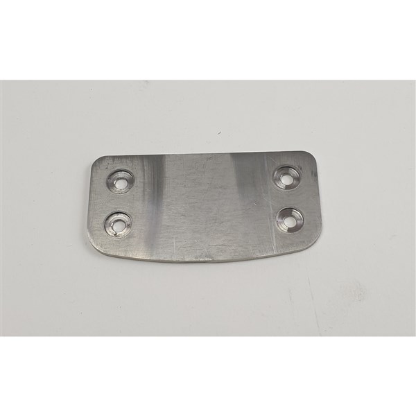 Front spoiler anti-wear off plate - stainless