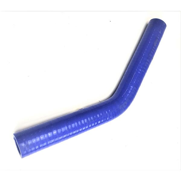Water silicone hose - blue D 25 mm with knee 45°