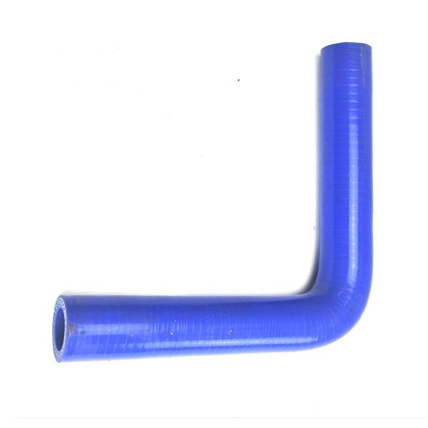 Water silicone hose - blue D 20 mm with knee 90°